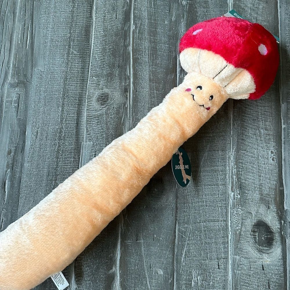 Huge Mushroom Plush Squeaky Dog Toy